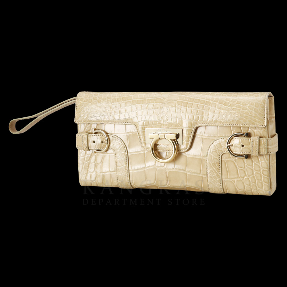 FERRAGAMO(USED)페레가모 간치니 플랩 숄더백